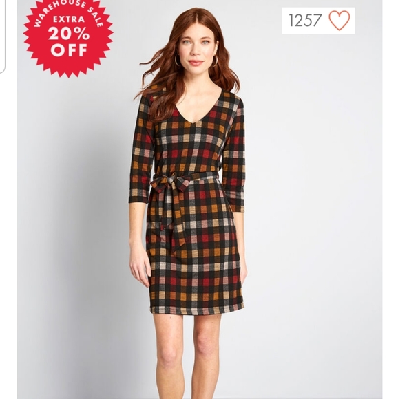 Plaid Dress from Modcloth - Picture 2 of 10